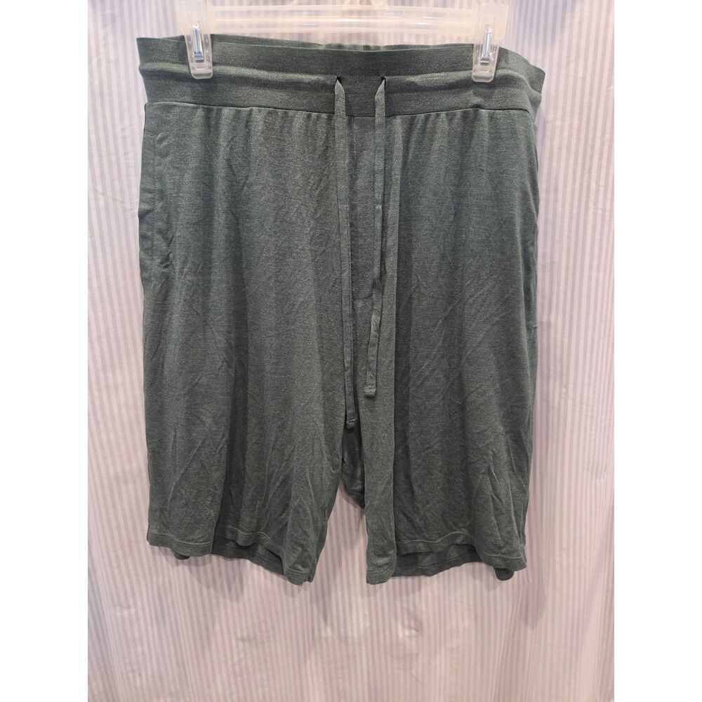 Tommy John Men's Second Skin Lounge Shorts Size M Green Heather Knit 1002485
